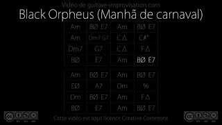 Black Orpheus Manhã de Carnaval  Backing Track [upl. by Harve]