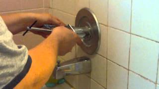 How to Remove a Stuck Shower Faucet Handle [upl. by Higley943]