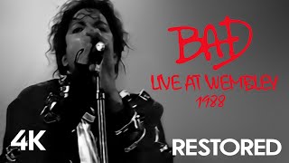 Michael Jackson BAD Live at Wembley 1988  RESTORED [upl. by Ainivad]