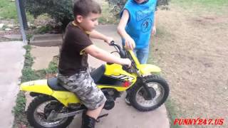 Mini motorcycle racing kids [upl. by Rayle]