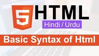 HTML Basic Syntax in Hindi  Urdu [upl. by Bohannon]