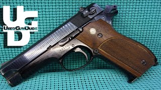 Smith amp Wesson Model 39 9mm 1st Look Review Old School [upl. by Tiler]