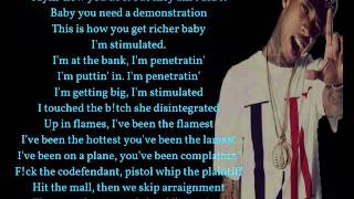 Tyga  Stimulated Lyrics [upl. by Shuman]