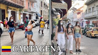 EL CENTRO CARTAGENA COLOMBIA JANUARY 2021 FULL TOUR [upl. by Euqinot]