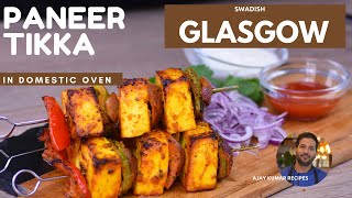 Paneer tikka recipe paneer tikka in oven  Chef Ajay Kumar  Glasgow [upl. by Titania]