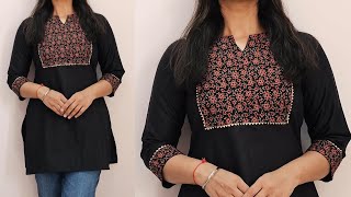 Short Kurti Cutting And stitching  kurti Design [upl. by Conney]