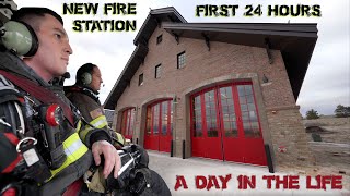 First 24 Hours in a New Fire Station  A Day in the Life [upl. by Aisetra]