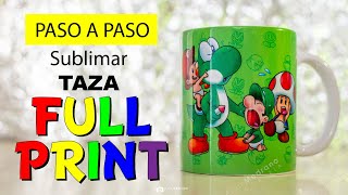 TAZA FULL PRINT paso a paso [upl. by Lesh]