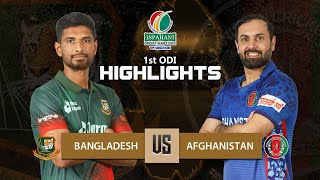 Bangladesh vs Afghanistan Highlights  1st ODI  Afghanistan tour of Bangladesh 2022 [upl. by Therese]