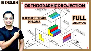 Orthographic ProjectionAn IntroductionEngineering DrawingEngineering GraphicsEnglish [upl. by Essyla]