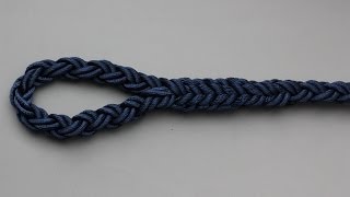 Eye splice in an 8 strand rope [upl. by Delila]