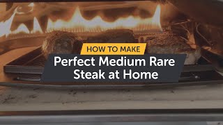 How To Make Perfect Medium Rare Steak at Home  Cast Iron Series [upl. by Rochkind]