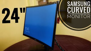 Samsung 24 inch Curved Monitor LC24F390FHWXXL Unboxing amp Quick Review🔥 [upl. by Carbo389]