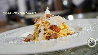 Spaghetti Carbonara – Bruno Albouze [upl. by Nelle540]