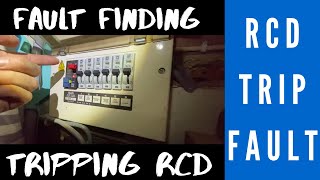 RCD Tripping  Fault Finding Exercise [upl. by Nodnarg]