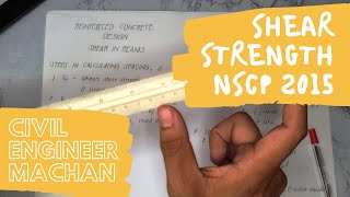 Shear Strength – The Basics NSCP 2015 – Reinforced Concrete Design TAGALOG [upl. by Synned]