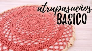 ATRAPASUEÑOS BÁSICO A CROCHET  JardinDeAtrapasueños  Ahuyama Crochet [upl. by Seif]