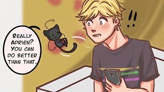 ADRIEN STEALS MARINETTES PHONE Miraculous Ladybug Comic Dub Animations [upl. by Bordiuk316]