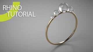 Rhino 3D for beginners Intro Ring 01 [upl. by Ecyoj]