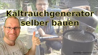 Kaltrauchgenerator selber bauen  unter 10€  Kalträuchern Anleitung Raucherzeuger Räuchergerät [upl. by Iliram478]