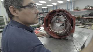 Electric Motor Rebuild Disassembly and Reassembly  Global Electronic Services [upl. by Stubbs]