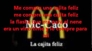 La cajita feliz Letra Mc Caco [upl. by Lynnworth658]