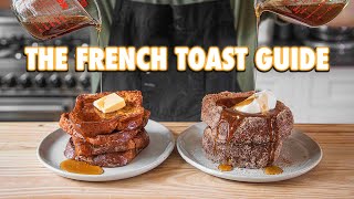 The Easy French Toast Guide 3 Ways [upl. by Natsirhc]