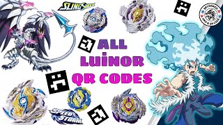 ALL LUİNOR QR CODES • NEW • BEYBLADE BURST APP [upl. by Giovanna769]