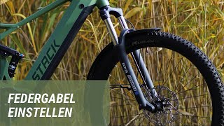 Federgabel einstellen  Suntour XCR Air  Prophete [upl. by Nestor191]