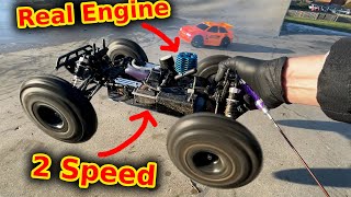 Dirt cheap REAL engine powered RC car [upl. by Drazze694]