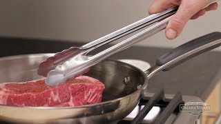 How to Pan Sear a Steak [upl. by Oidivo115]