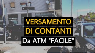 VERSAMENTO Contanti  Intesa San Paolo ATM [upl. by Schonfeld948]