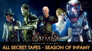 Batman Arkham Knight Season of Infamy Full DLC Walkthrough All 4 Most Wanted Missions [upl. by Marco]