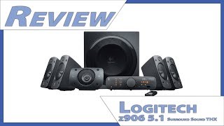 Logitech z906 51 Surround Sound THX  In Depth Review  Unboxing [upl. by Yonit661]