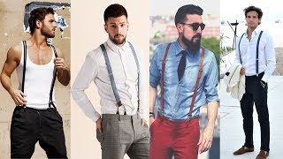 Mens Suspenders  Men with Suspenders [upl. by Sidoeht192]