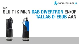 Aansluiten DAB Divertron  Tallas DESUB Onderwaterhydrofoor [upl. by Bartlet180]