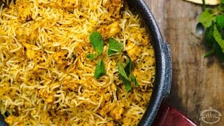 Paneer Biryani Recipe  Restaurant Style  Indian Main Course Recipes [upl. by Dam]