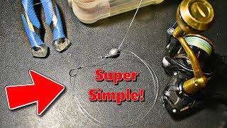 The EASIEST Saltwater Fishing Rig To Make amp Use SIMPLE [upl. by Acissej]