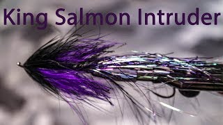 How To Tie A King Salmon Intruder  A Deadly King Salmon and Steelhead Fly [upl. by Vernor]