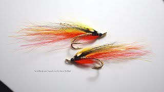 Tying the MacKenzie Cascade Salmon Fly with Davie McPhail [upl. by Enitsyrk]