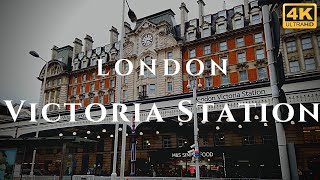 London Victoria Station Walk Through England 4K [upl. by Weksler]