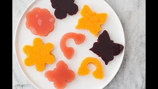 How to make Jello Jigglers  homemade The Recipe Rebel [upl. by Atimed]