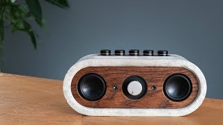 Build your own Concrete Bluetooth Speaker howto [upl. by Atihana]