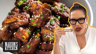 SWEET AND SPICY SPARE RIBS 🍖 KAKAIBA ANG SARAP [upl. by Adis]