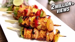 Paneer Tikka Recipe  How To Make Paneer Tikka On Tawa  The Bombay Chef – Varun Inamdar [upl. by Stanzel309]