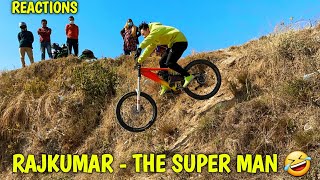 LONGEST WHEELIE GONE FAIL  RAJKUMAR THAPA MAGAR  MOUNTAIN BIKING NEPAL [upl. by Turoff]