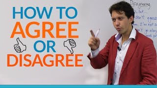 Conversation Skills How to agree or disagree in English [upl. by Llirred]