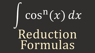 Calculus II Reduction Formulas [upl. by Akerdnahs780]