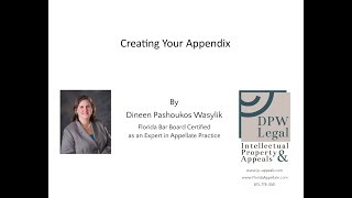 How to Create and Format an Appendix [upl. by Yruam]