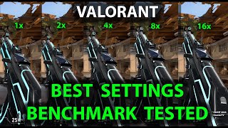 VALORANT BEST SETTINGS Benchmark [upl. by Naryb]